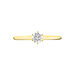 Bague Solitaire Natalia Or Jaune Diamant - Bagues solitaires Femme | Histoire d’Or