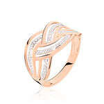 Bague Leopoldine Or Rose Diamant - Bagues avec pierre Femme | Histoire d&rsquo;Or