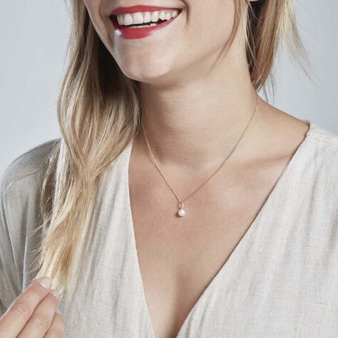 Pendentif Lenonie Or Jaune Perle De Culture - Pendentifs Femme | Histoire d’Or