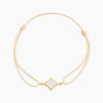 Bracelet Lucky Gems Or Jaune Nacre - Bracelets cordon Femme | Histoire d&rsquo;Or