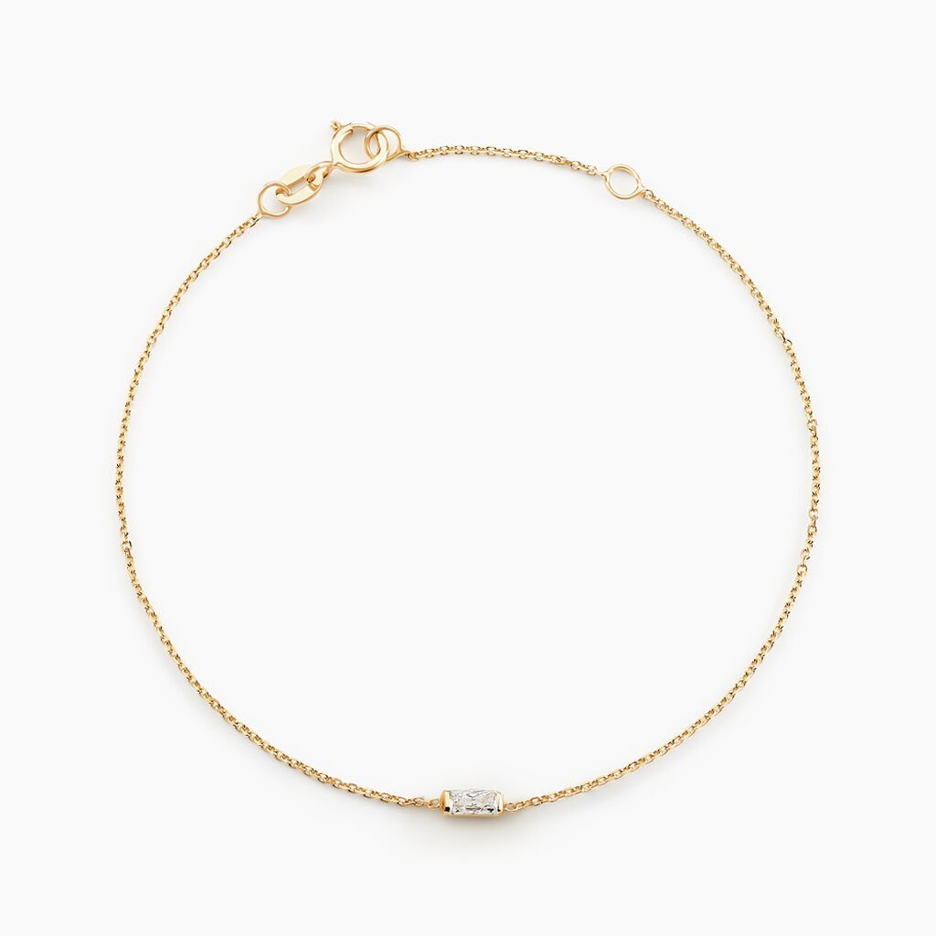 Bracelet Lawry Or Jaune Oxyde De Zirconium - Bracelets Femme | Histoire d’Or