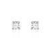 Boucles D'oreilles Puces Victoria Or Blanc Diamant - Clous d'oreilles Femme | Histoire d’Or