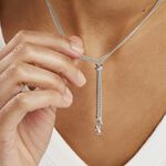 Collier Haziza Argent Blanc - Colliers Femme | Histoire d&rsquo;Or
