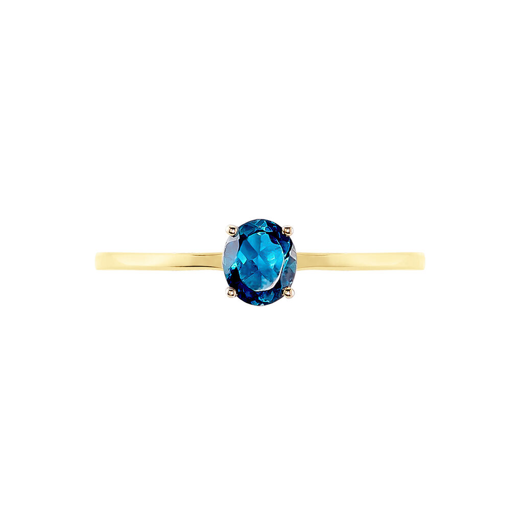 Bague Valentino Or Jaune Topaze - Bagues solitaires Femme | Histoire d’Or
