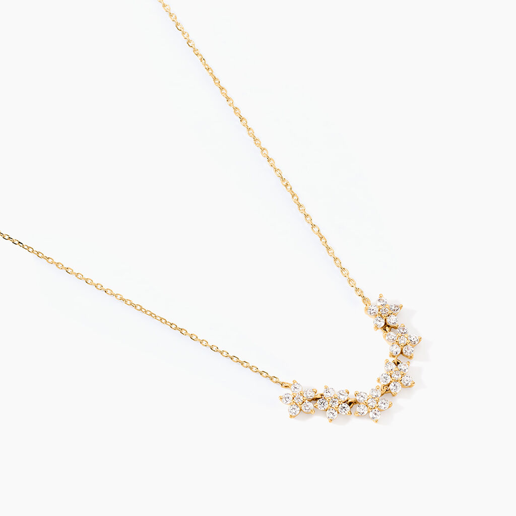 Collier Bedros Or Jaune Oxyde De Zirconium - Colliers Femme | Histoire d&rsquo;Or