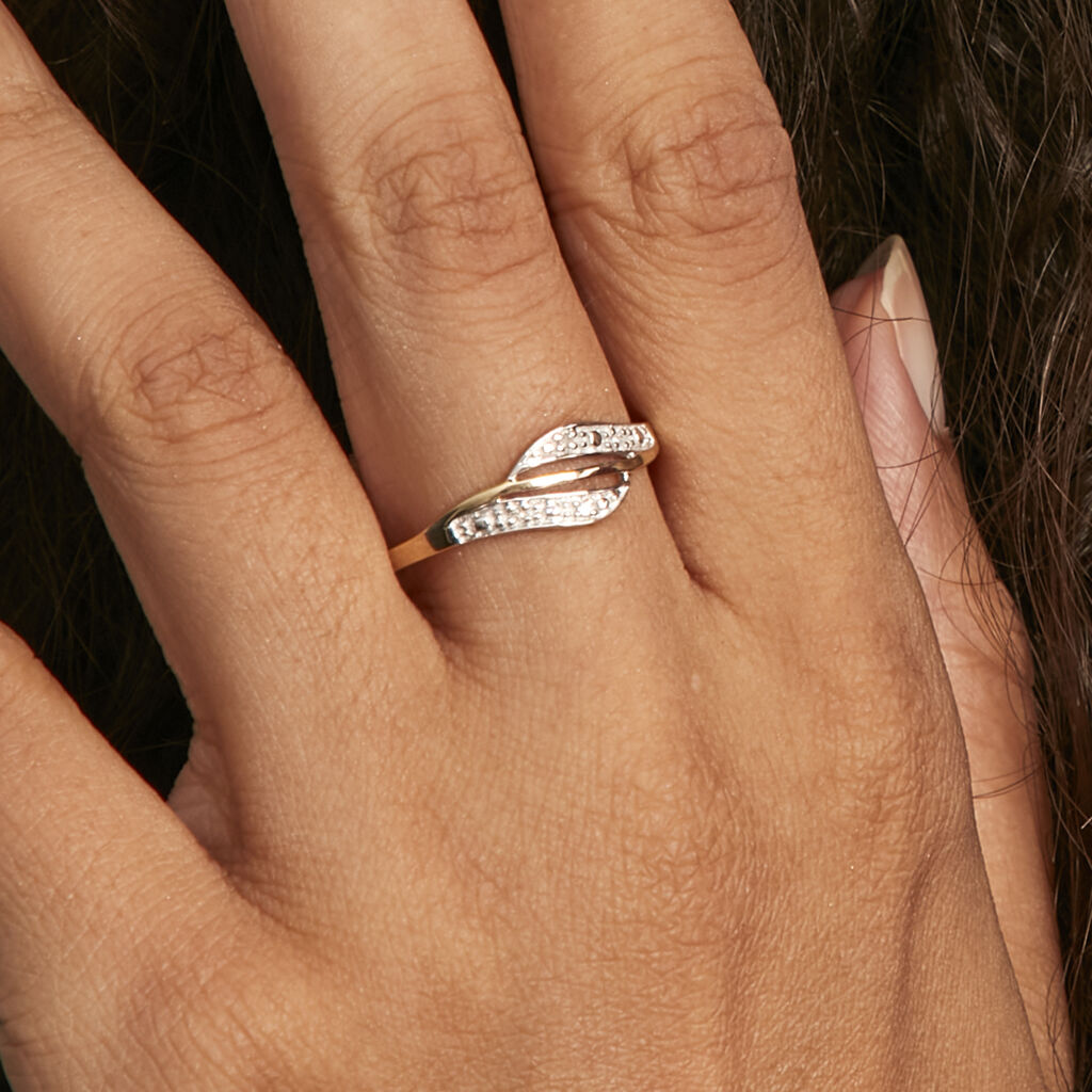 Bague Calypso Or Jaune Diamant - Bagues avec pierre Femme | Histoire d’Or