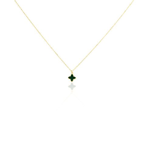 Collier Marvella Or Jaune Malachite - Colliers Femme | Histoire d’Or