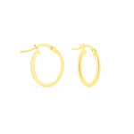 Cr&eacute;oles Telya Or Jaune - Boucles d'oreilles cr&eacute;oles Femme | Histoire d&rsquo;Or