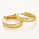 Cr&eacute;oles Mara Or Jaune - Boucles d'oreilles cr&eacute;oles Femme | Histoire d&rsquo;Or