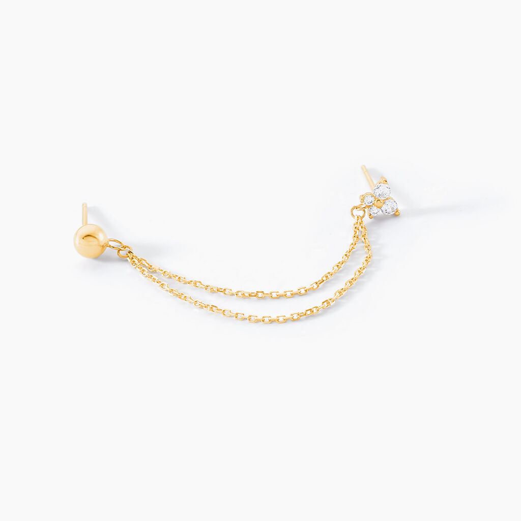 Bijou D'oreille Unitairenat Or Jaune Oxyde De Zirconium - Ear cuffs Femme | Histoire d’Or