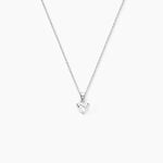 Collier Azenor Argent Blanc Oxyde De Zirconium - Colliers fantaisie Femme | Histoire d&rsquo;Or