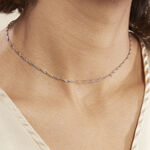 Cha&icirc;ne Imanie Maille Singapour Or Blanc - Chaines Femme | Histoire d&rsquo;Or