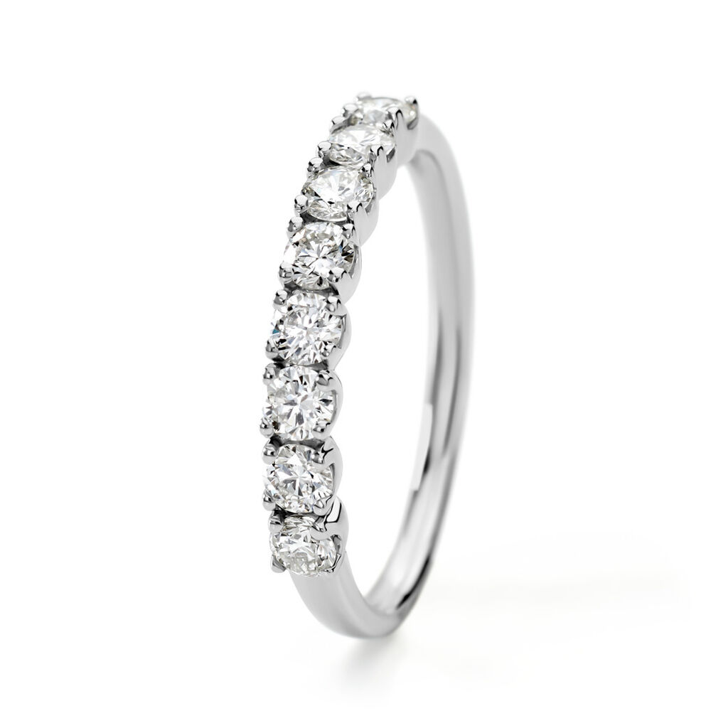 Demi Alliance Hera Platine Blanc Diamant