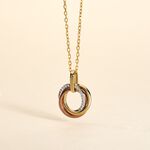 Pendentif Amaiur Or Tricolore Oxydes De Zirconium - Pendentifs Femme | Histoire d&rsquo;Or