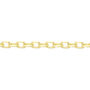 Chaîne Igoa Maille Forçat Diamantee Or Jaune