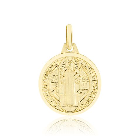 Pendentif Benoit Or Jaune - Pendentifs Baptême Famille | Histoire d’Or
