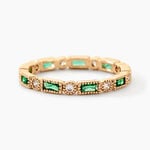 Bague Plaqu&eacute; Or Etna Oxyde De Zirconium - Bagues avec pierre Femme | Histoire d&rsquo;Or