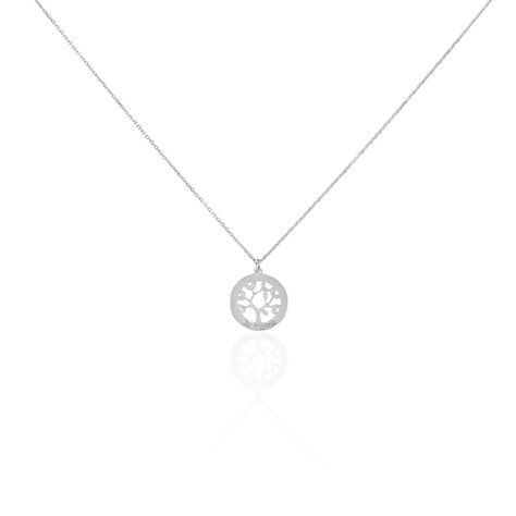 Collier Argent Blanc Vroon - Colliers fantaisie Femme | Histoire d’Or