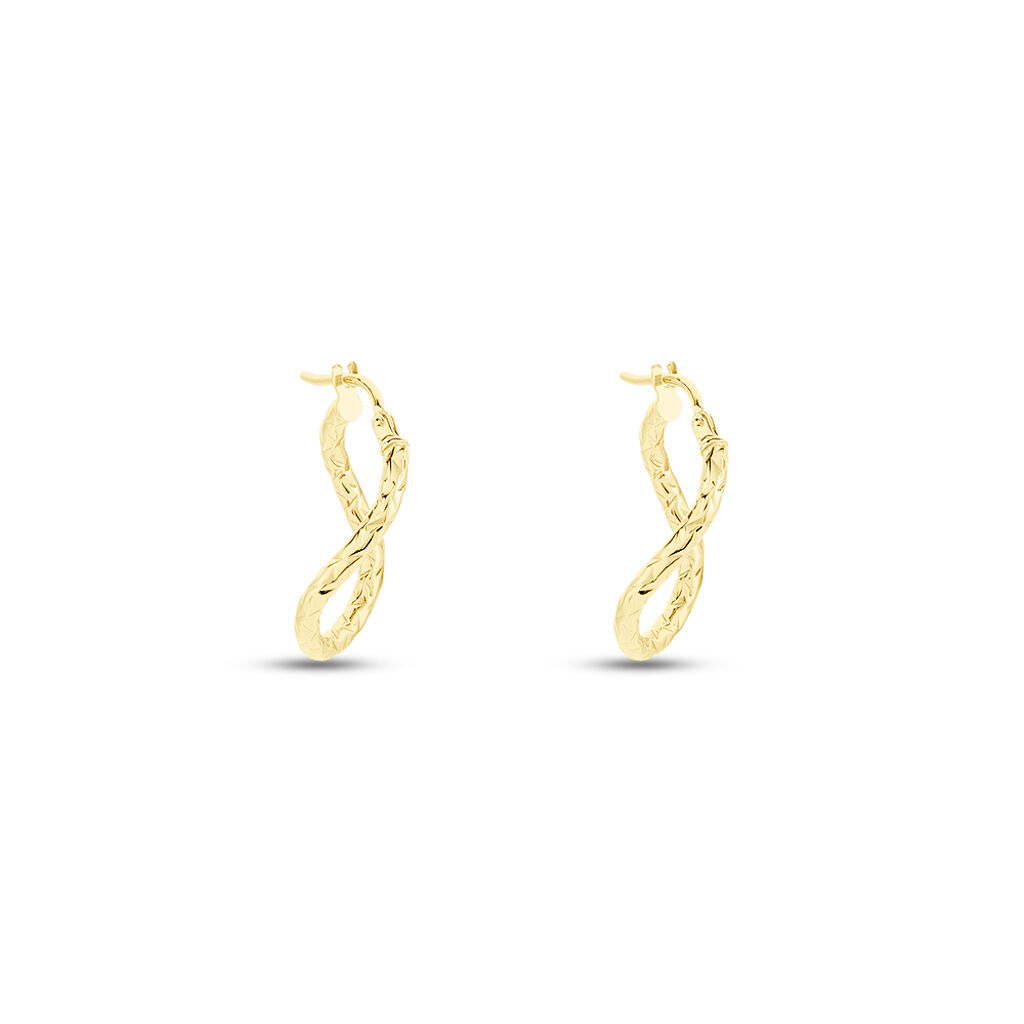 Créoles Carlyle Or Jaune - Boucles d'oreilles créoles Femme | Histoire d’Or