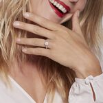 Bague Or Blanc  Chouchana Diamant Synthetique - Bijoux Femme | Histoire d&rsquo;Or