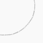 Collier Polka Argent Blanc - Bijoux sans pierre Femme | Histoire d&rsquo;Or