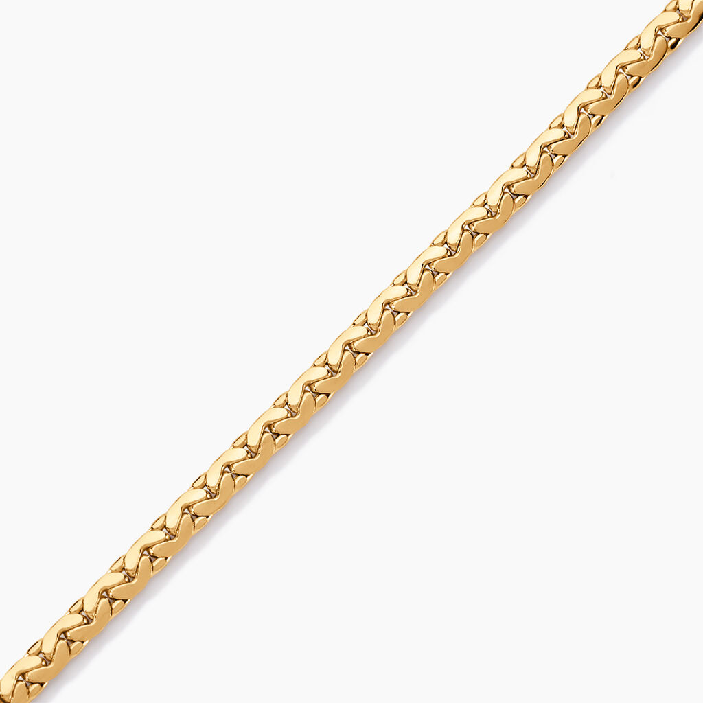 Bracelet Ivy Maille Haricot Or Jaune - Bracelets cha&icirc;ne Femme | Histoire d&rsquo;Or