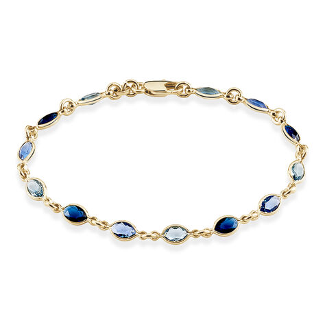 Bracelet Ilvaae Plaqué Or Jaune Pierre De Synthese - Bracelets Femme | Histoire d’Or