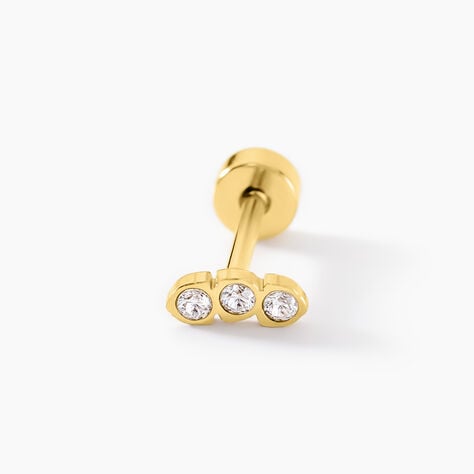 Piercing Pirias Acier Jaune Oxyde De Zirconium - Bijoux Femme | Histoire d’Or