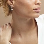 Boucles D'oreilles Pendantes Giacobbe Argent Blanc Perle De Culture - Boucles d'oreilles fantaisie Femme | Histoire d&rsquo;Or