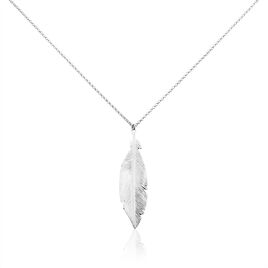 Collier Sautoir Euriell Argent Blanc - Colliers fantaisie Femme | Histoire d’Or