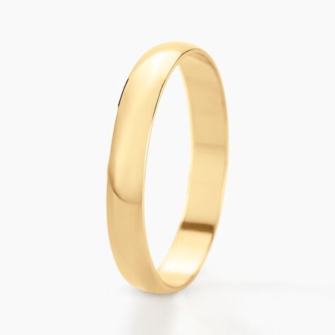 Alliance Meredithe Demi Jonc Classique Or Jaune - Alliances Famille | Histoire d’Or