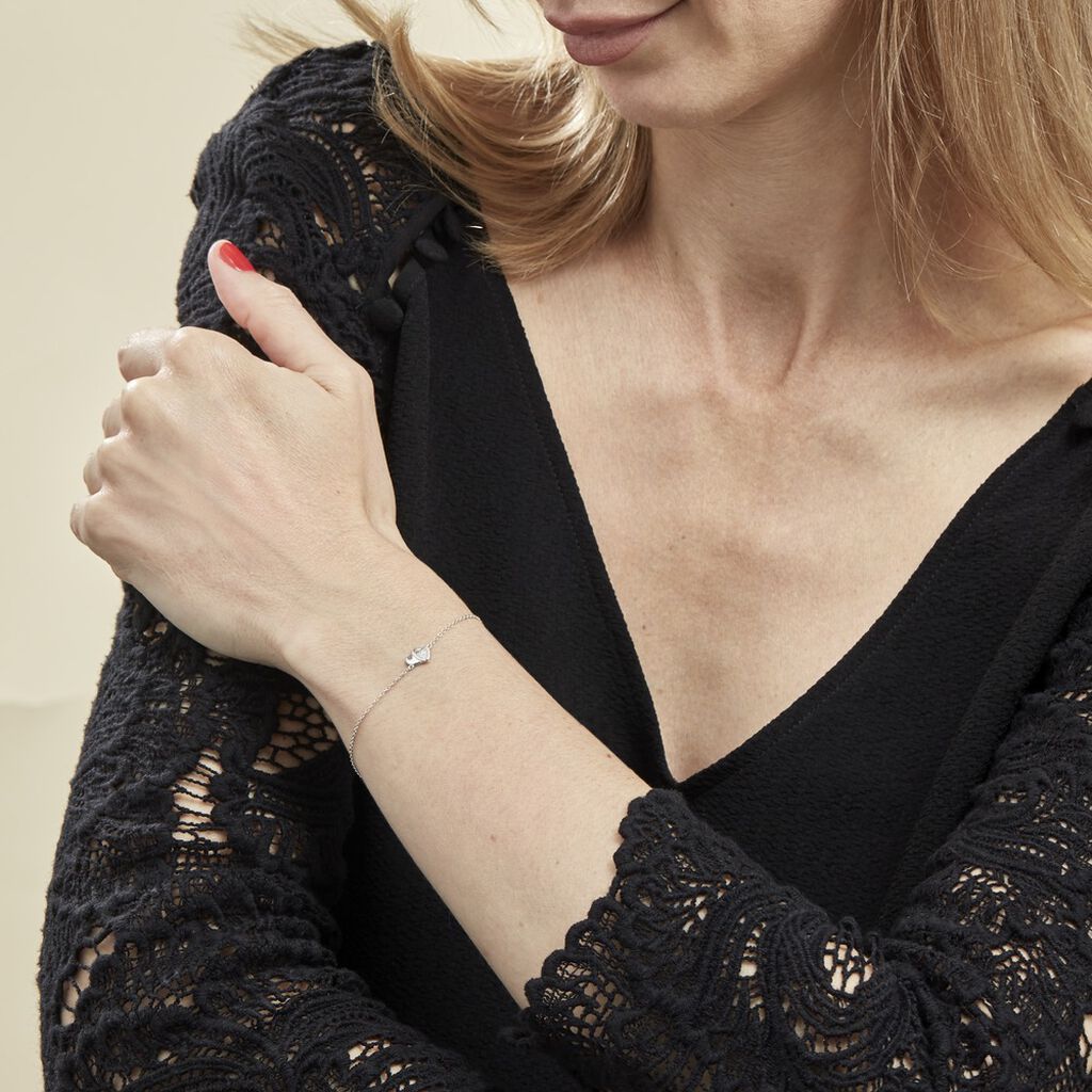 Bracelet Argent Dounyo Oxydes De Zirconium - Bracelets Femme | Histoire d’Or