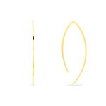 Cr&eacute;oles Helle Amande Or Jaune - Boucles d'oreilles cr&eacute;oles Femme | Histoire d&rsquo;Or