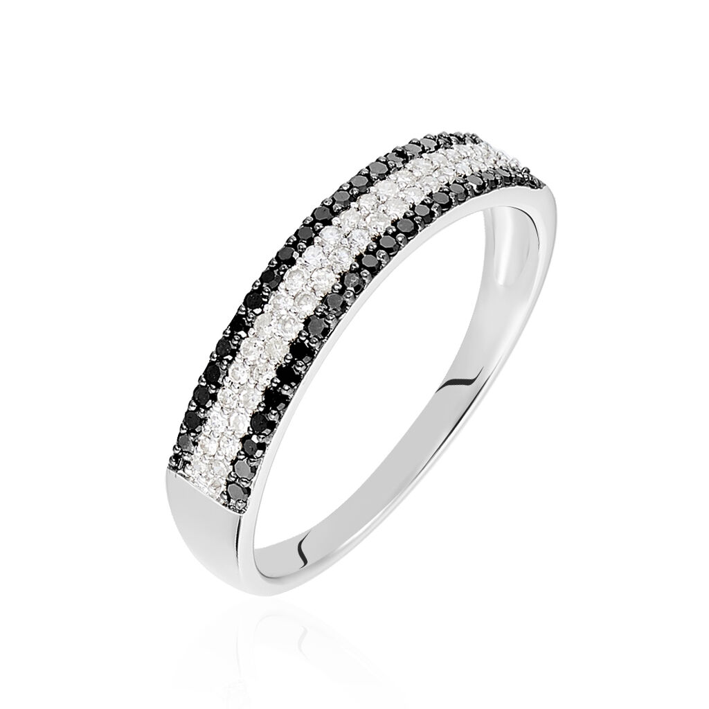 Bague Maissara Or Blanc Diamant - Bagues avec pierre Femme | Histoire d’Or