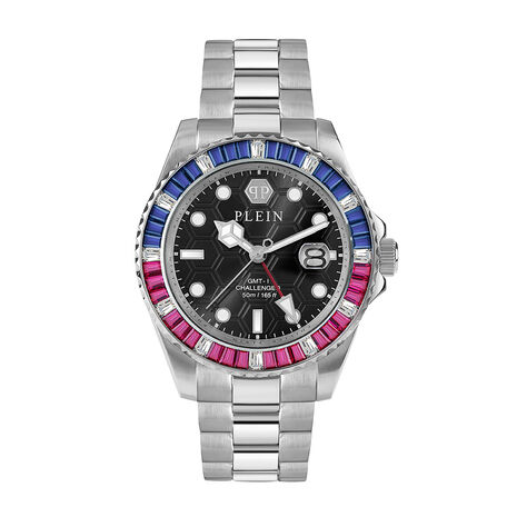 Montre Philipp Plein Gmt-i Challenger Noir - Montres Homme | Histoire d’Or