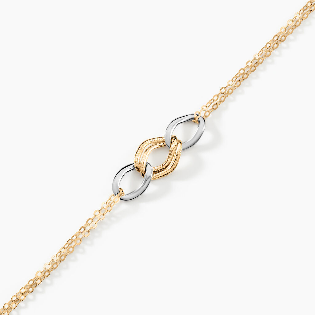Bracelet Louisa Or Bicolore - Bracelets Femme | Histoire d’Or