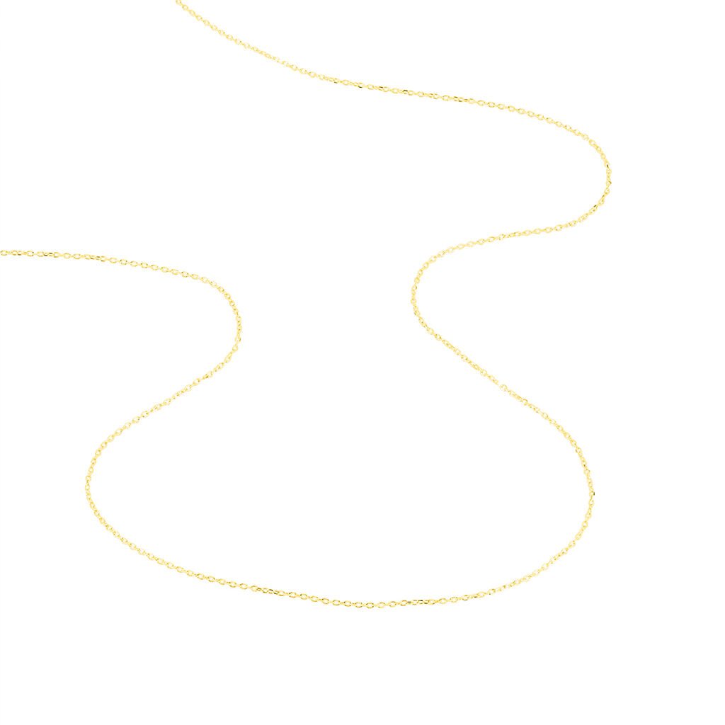 Chaîne Igoa Maille Forçat Diamantee Or Jaune - Chaines Femme | Histoire d’Or