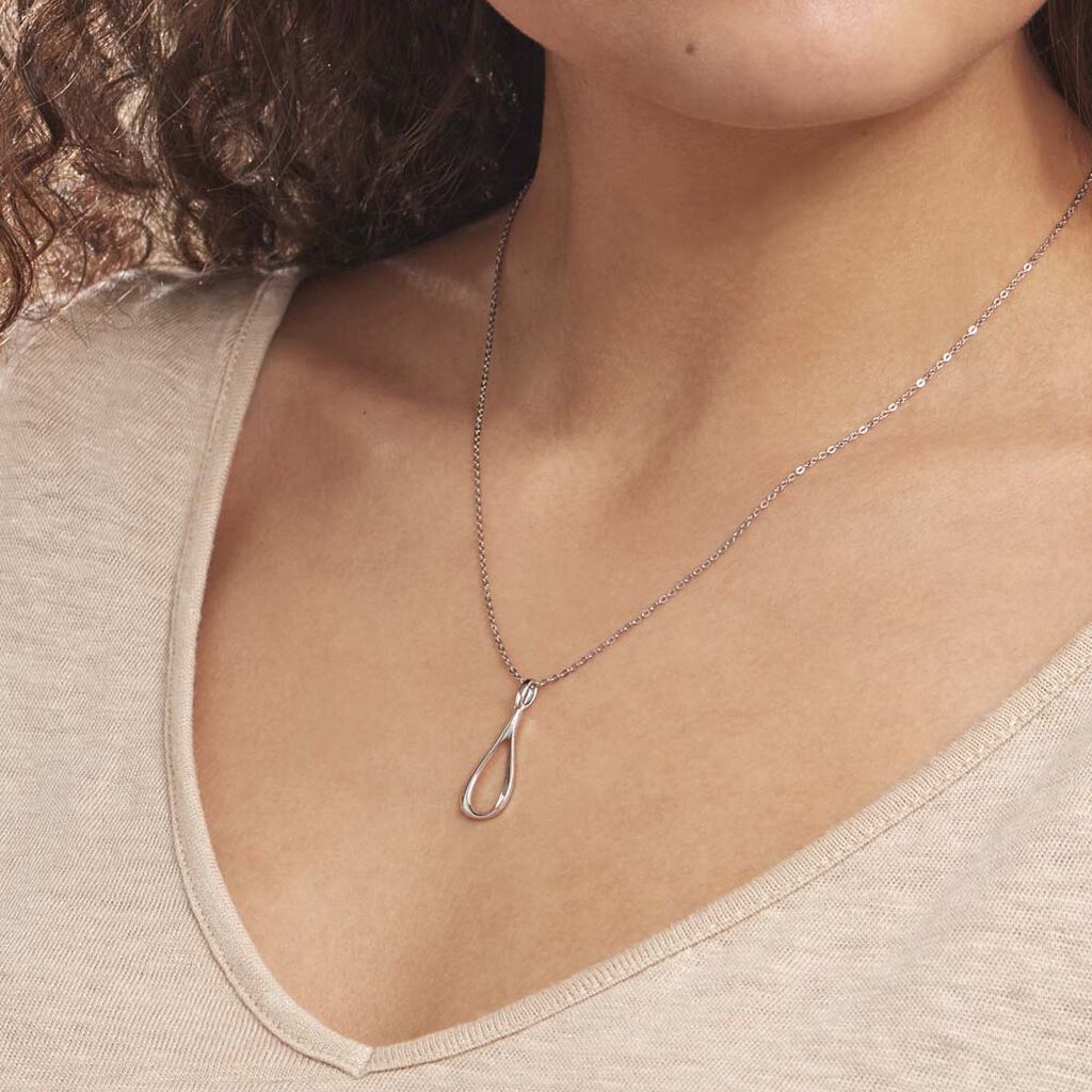 Collier Sila Argent Blanc - Colliers fantaisie Femme | Histoire d’Or