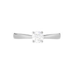Bague Solitaire Victoria Or Blanc Diamant - Bagues solitaires Femme | Histoire d&rsquo;Or