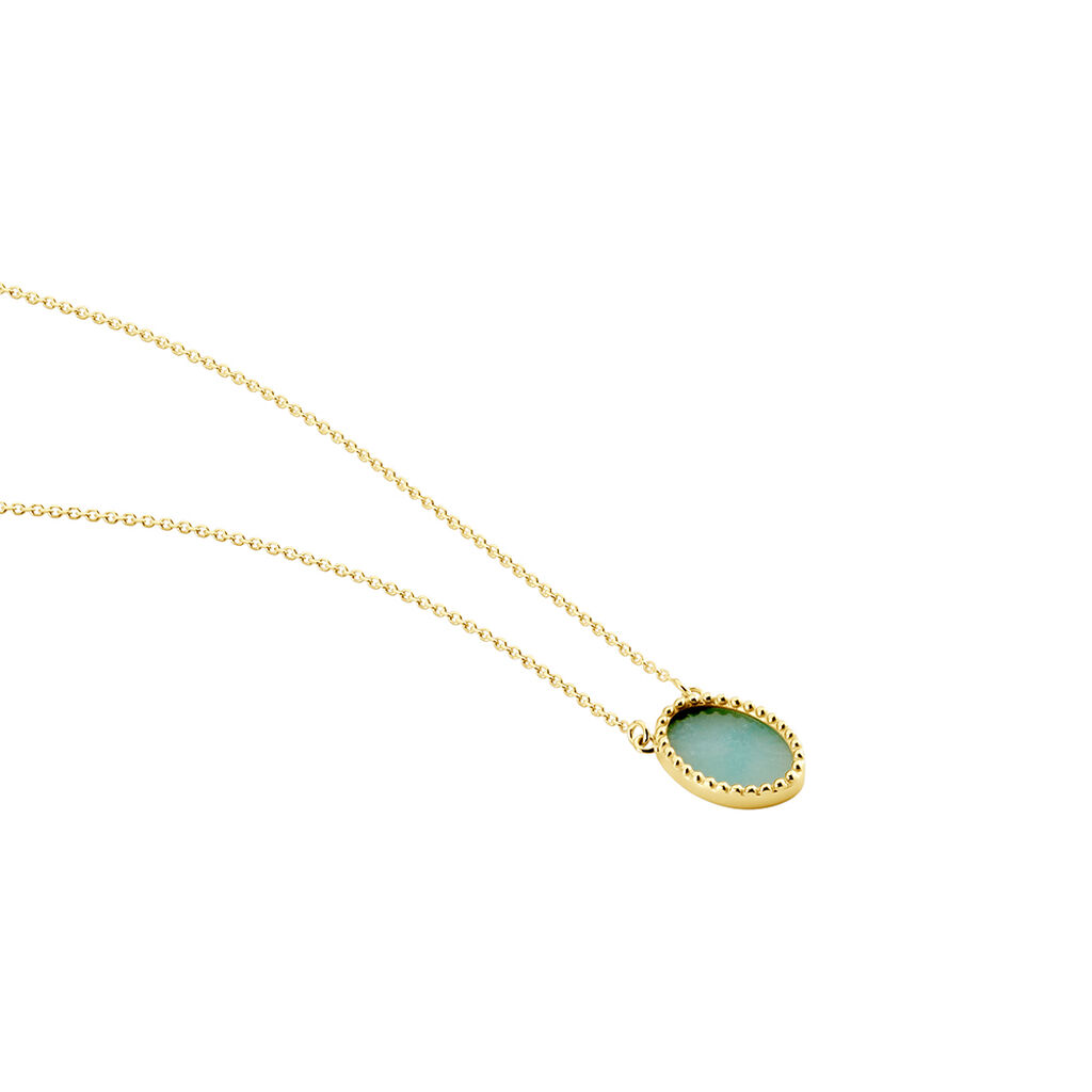 Collier Pernia Or Jaune Amazonite - Colliers Femme | Histoire d’Or