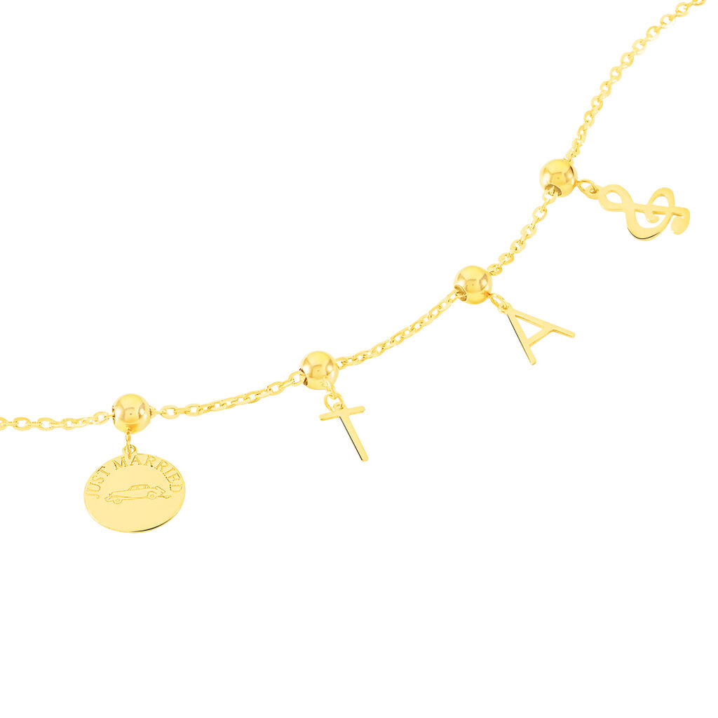 Charms Voiture Or Jaune 375/1000 B3PFJW03630 • Histoire d'Or