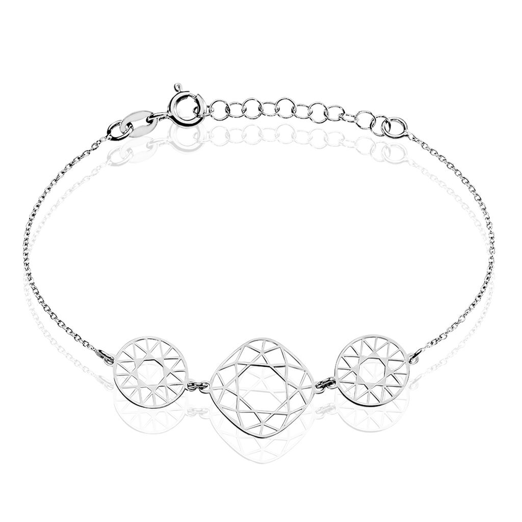 Bracelet Gardina Argent Blanc