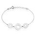 Bracelet Gardina Argent Blanc - Bracelets fantaisie Femme | Histoire d’Or