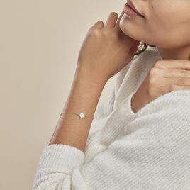 Bracelet Or Jaune Burak Oxyde De Zirconium - Bracelets Femme | Histoire d’Or
