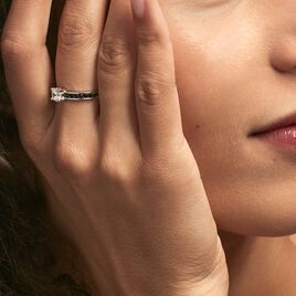 Bague Solitaire Regilla Argent Blanc Oxyde De Zirconium - Bagues solitaires Femme | Histoire d’Or