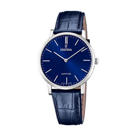 Montre Festina Swiss Made 39 Bleu London - Montres suisses Homme | Histoire d&rsquo;Or