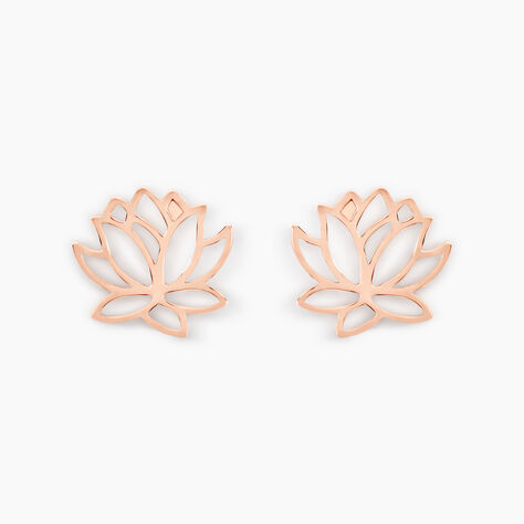 Boucles D'oreilles Puces Rosita Argent Rose - Boucles d'oreilles fantaisie Femme | Histoire d’Or
