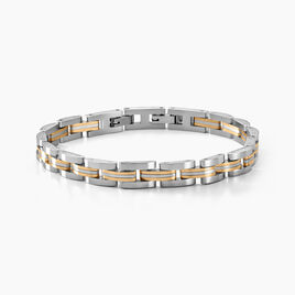 Bracelet Tom Acier Bicolore - Bracelets Homme | Histoire d’Or