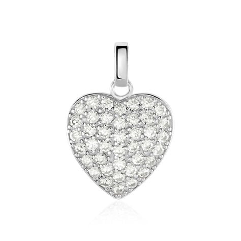 Pendentif Amelot Argent Blanc Oxyde De Zirconium - Pendentifs Femme | Histoire d’Or