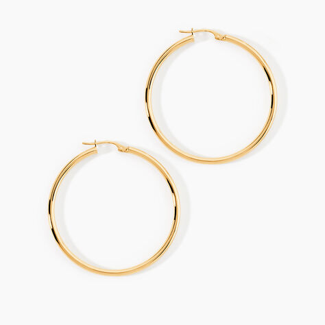 Cr&eacute;oles Verania Or Jaune - Boucles d'oreilles cr&eacute;oles Femme | Histoire d&rsquo;Or